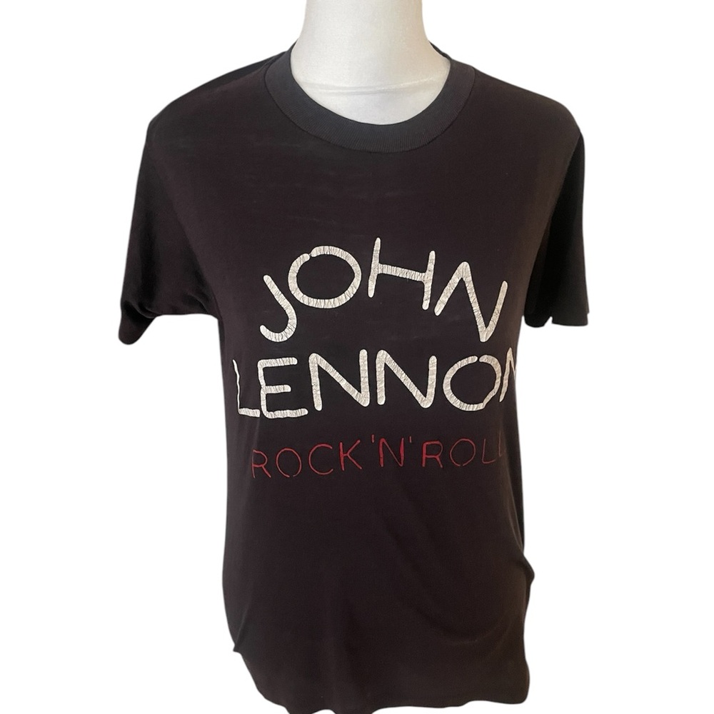 Vintage John Lennon Rock n Roll Graphic T-Shirt